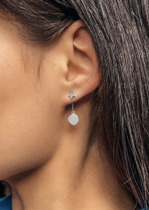 Сережки Срібло 925° (родій) ск2/1014