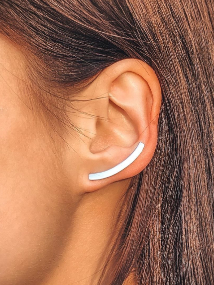 Kolczyki bez wkładek Srebro próby 925° (rod) c2/1219