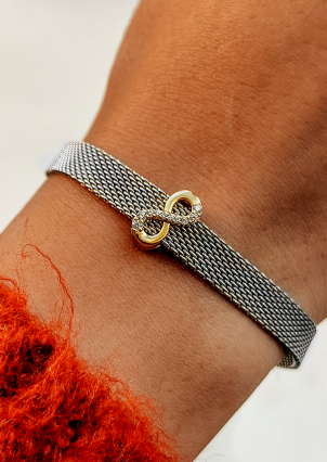 Підвіс Намистина фіаніт Срібло 925° (позолота) 580248