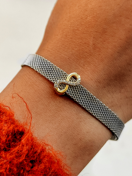 Koralik wiszący Cyjanit Srebrny 925° (pozłacany) 580248