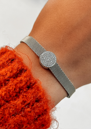 Підвіс Намистина фіаніт Срібло 925° (родій) 580260