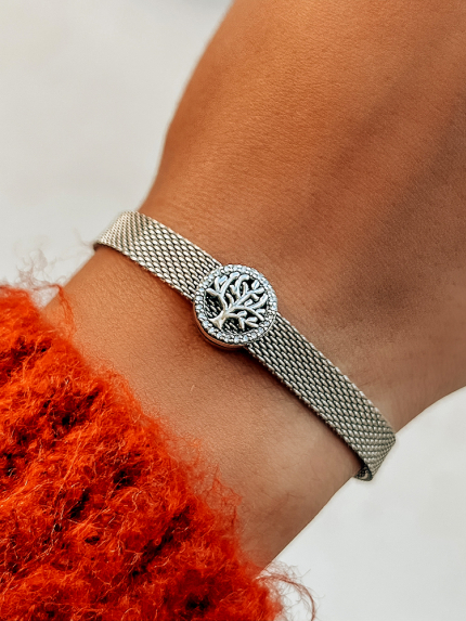 Підвіс Намистина фіаніт Срібло 925° (родій) 580402