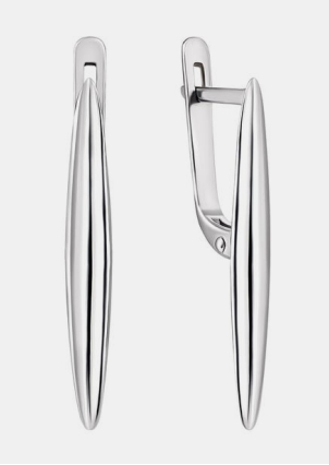 Earrings Silver 925° (rhodium) 82660
