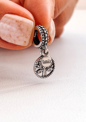 Підвіс Намистина фіаніт Срібло 925° (оксидоване) 84530