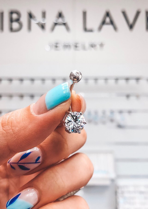 Пірсинг Срібло 925° (родій) пр2ф/027