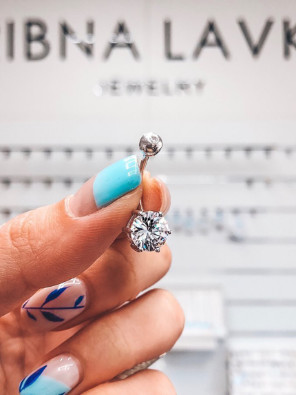 Пірсинг Срібло 925° (родій) пр2ф/027