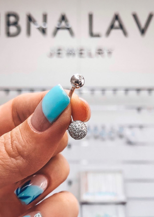 Пірсинг Срібло 925° (родій) пр2ф/031