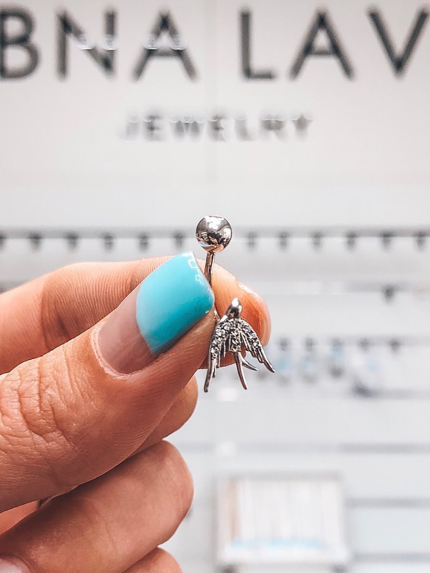 Пірсинг Срібло 925° (родій) пр2ф/2000