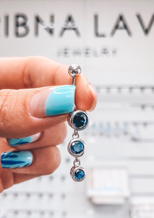 Пірсинг Срібло 925° (родій) пр2фс/032