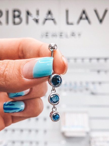 Пірсинг Срібло 925° (родій) пр2фс/032