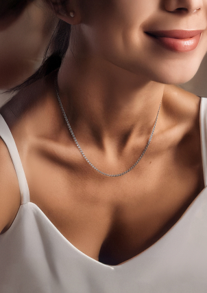 Ланцюг Срібло 925° (родій) 841р 2