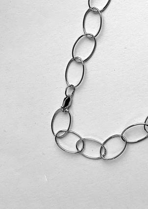 Кольє без вставок Срібло 925° K0001