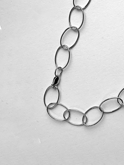 Кольє без вставок Срібло 925° K0001