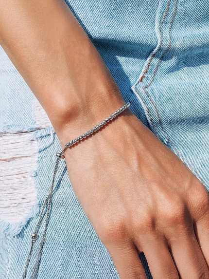 Bracelet without inserts Silver 925° (rhodium) b2/2019