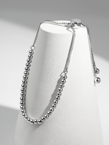 Bracelet without inserts Silver 925° (rhodium) b2/2019