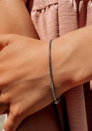 Браслет без вставок Срібло 925° (родій) 930р 3