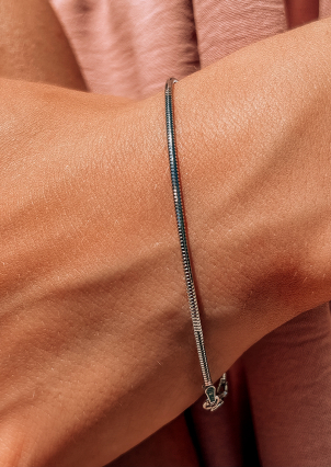 Браслет без вставок Срібло 925° (родій) 930р 3