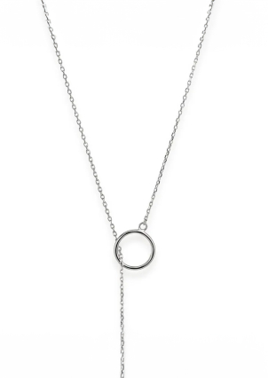 Кольє без вставок Срібло 925° (родій) кл2/803 85