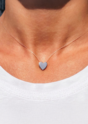 Кольє без вставок Срібло 925° (родій) кл2/3004