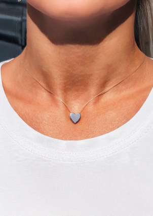 Кольє без вставок Срібло 925° (родій) кл2/3004