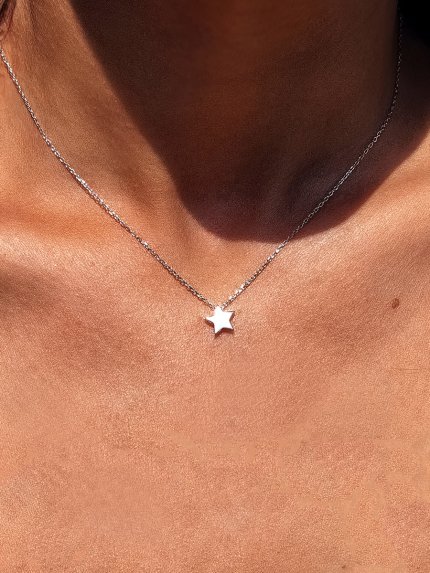 Necklace without inserts Silver 925° (rhodium) kl2/3007