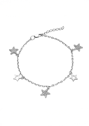 Браслет фіаніт Срібло 925° (родій) 75181-н