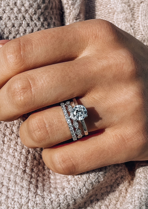 Каблучка фіаніт Срібло 925° (родій) 81647