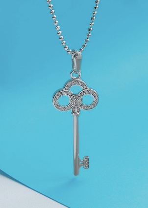 Підвіс фіаніт Срібло 925° (родій) 74471