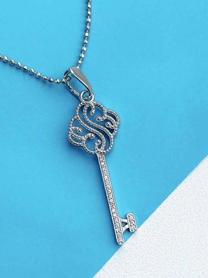 Підвіс фіаніт Срібло 925° (родій) 74470