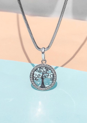 Підвіс фіаніт Срібло 925° (оксидоване) 89030