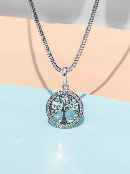 Zawieszka cyjanitowa Srebro 925° (oksydowane) 89030