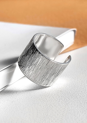 Каблучка без вставок Срібло 925° S0001/4