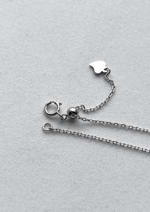 Кольє фіаніт Срібло 925° (родій) кл2ф/414