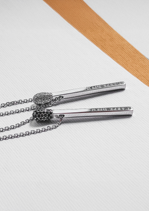 Кольє фіаніт Срібло 925° (родій) 862151 б