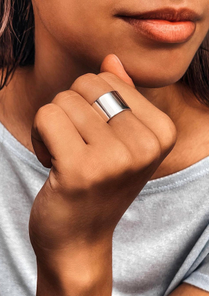 Каблучка без вставок Срібло 925° S0001