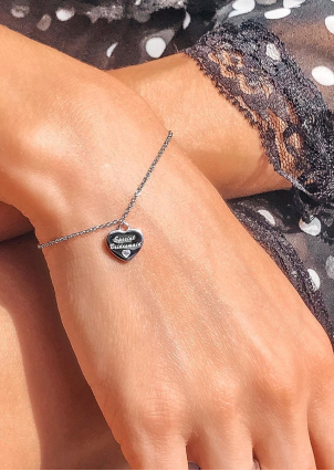 Браслет фіаніт Срібло 925° (родій) 550066