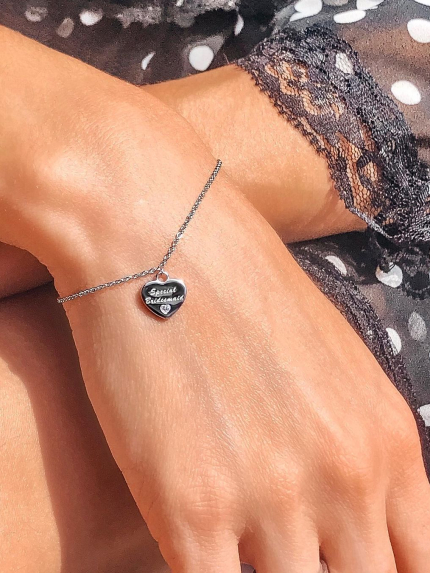 Браслет фіаніт Срібло 925° (родій) 550066