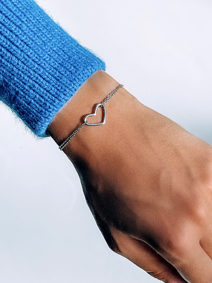 Bracelet without inserts Silver 925° (rhodium) 550065