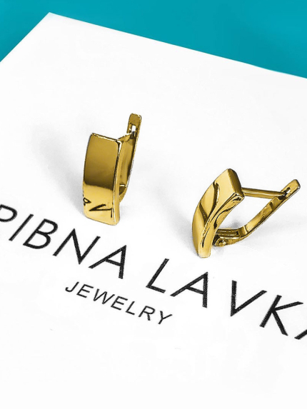 Earrings without inserts Silver 925° (gold-plated) 82638p