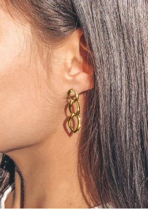 Сережки Срібло 925° (позолота) 82784п