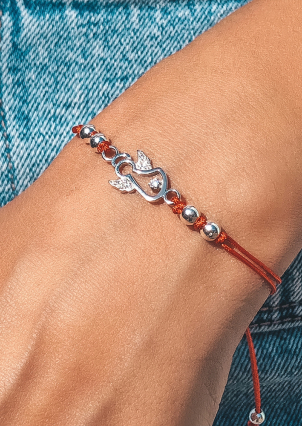 Браслет фіаніт Срібло 925° (родій) 75174