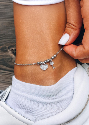 Браслет фіаніт Срібло 925° (родій) 75204-н