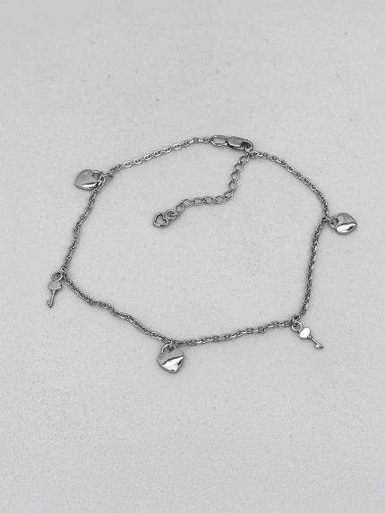 Bransoletka szafirowa Srebro 925° (rod) 75200-n