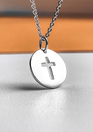 Підвіс без вставок Срібло 925° (родій) п2/1119