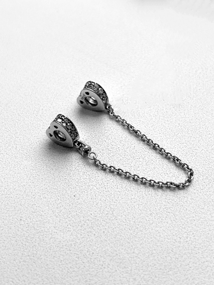 Підвіс Намистина фіаніт Срібло 925° 580153