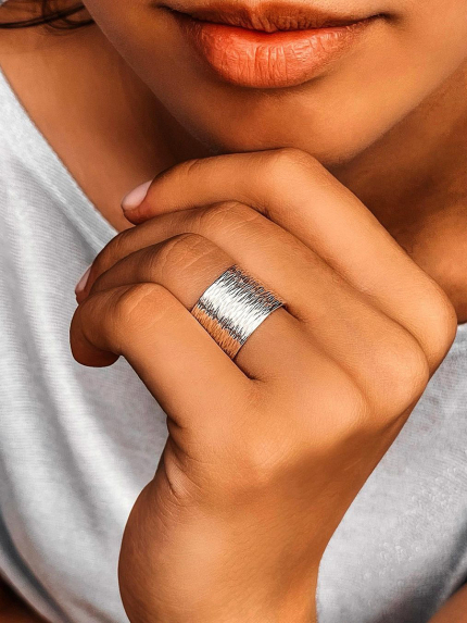 Pierścionek bez wkładek Srebro 925° S0001/3