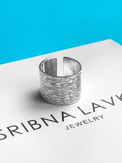 Pierścionek bez wkładek Srebro 925° S0001/3