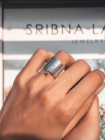 Pierścionek bez wkładek Srebro 925° S0001/3