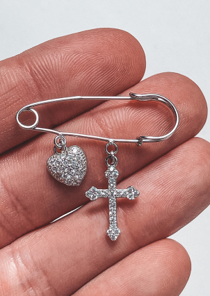 Булавка Срібло 925° (родій) бр2ф/013