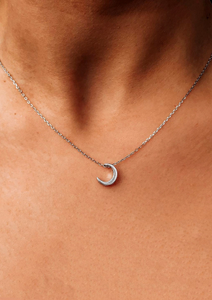 Кольє без вставок Срібло 925° (родій) кл2/1008